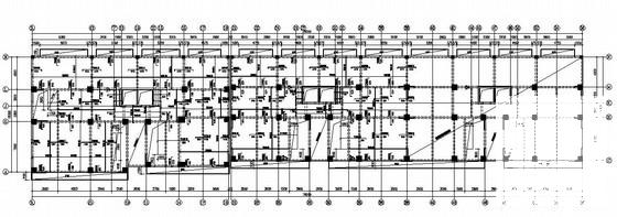 18层筏型基础框支剪力墙住宅楼结构CAD施工图纸 - 3