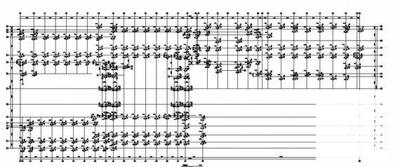 5层框架结构小学教学楼结构CAD施工图纸（桩基础） - 3