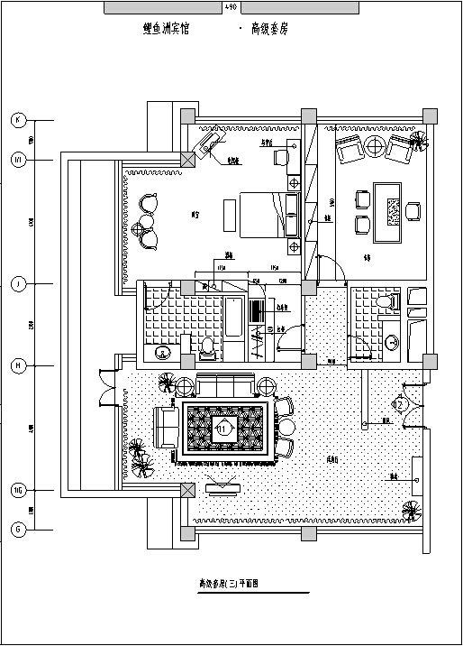 框架结构现代多层酒店建筑设计CAD施工图纸精 - 3