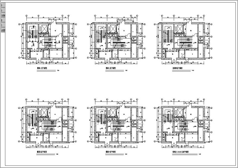 现代欧式高层塔楼式酒店建筑设计施工图纸 - 3