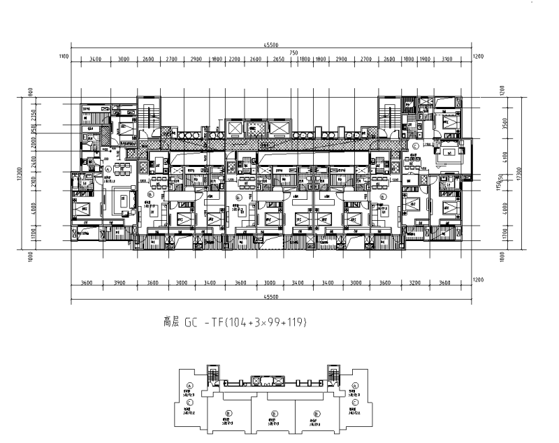 高层户型设计 - 3