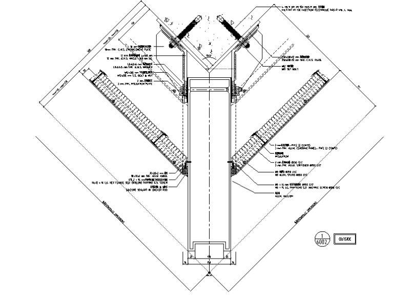 框玻璃幕墙节点大样 - 5