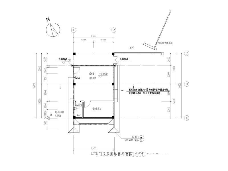 门卫室施工图纸 - 2