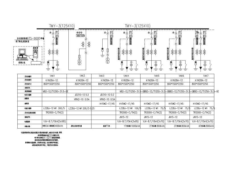 地下车库电气施工图 - 3