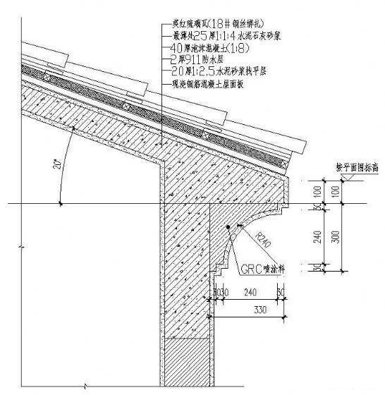 南加州檐口大样 - 1