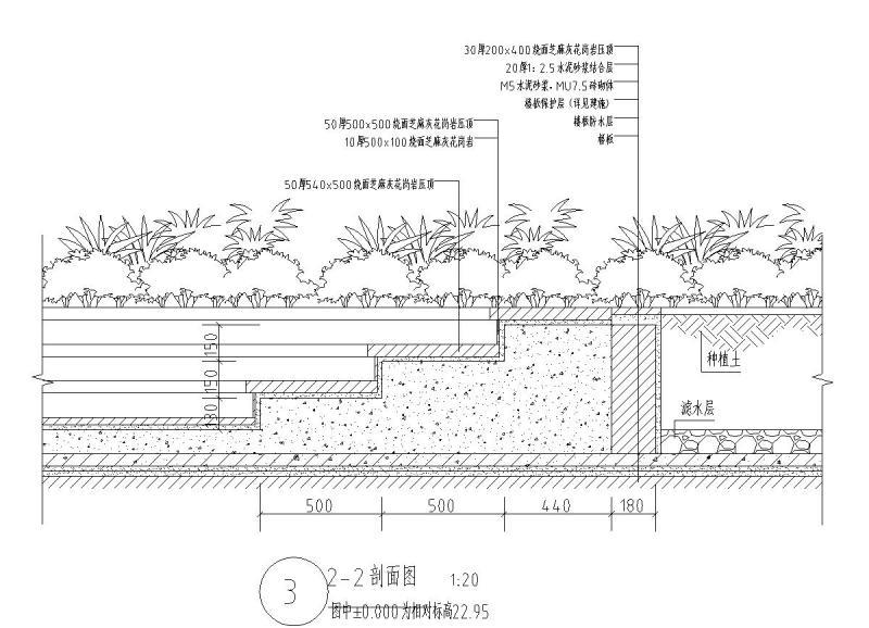 屋顶花园大样图 - 5