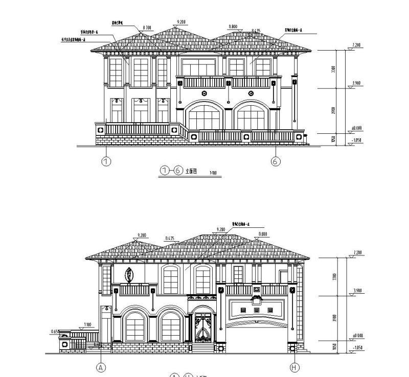 别墅建筑设计施工图 - 5