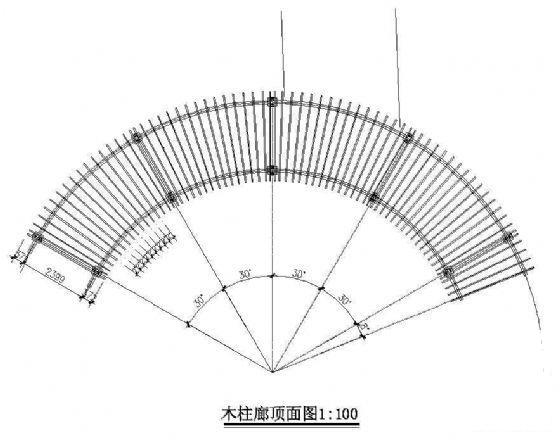 扇形游廊建筑方案（一） - 3