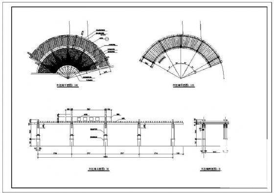 扇形游廊建筑方案（一） - 4