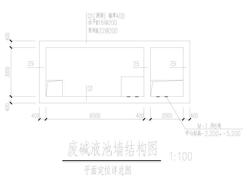 废碱液池结构图纸 - 1