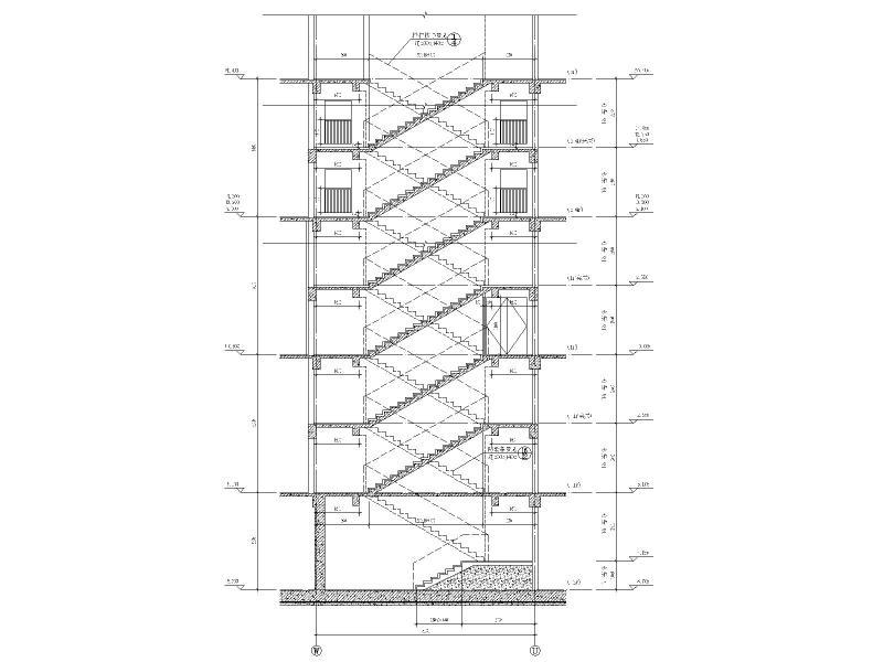 钢结构楼梯节点详图 - 3