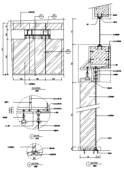 玻璃幕墙节点大样图 - 2
