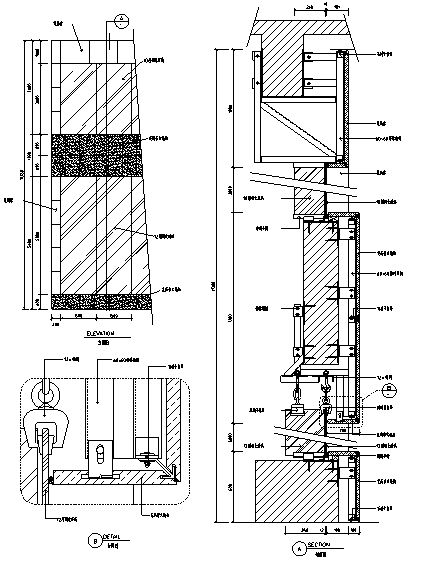 玻璃幕墙节点大样图 - 3