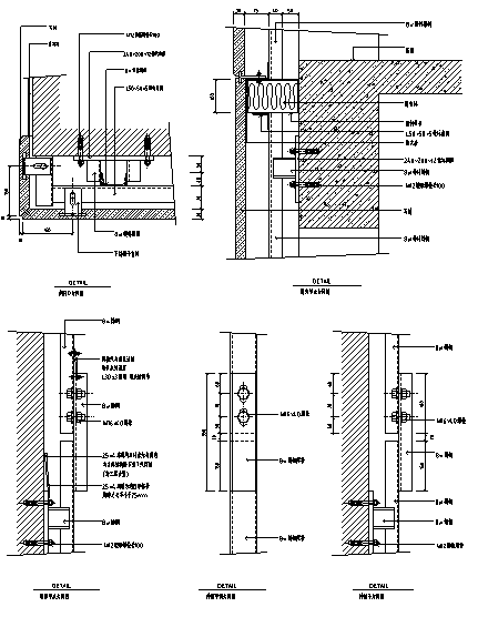 石材幕墙节点大样 - 1