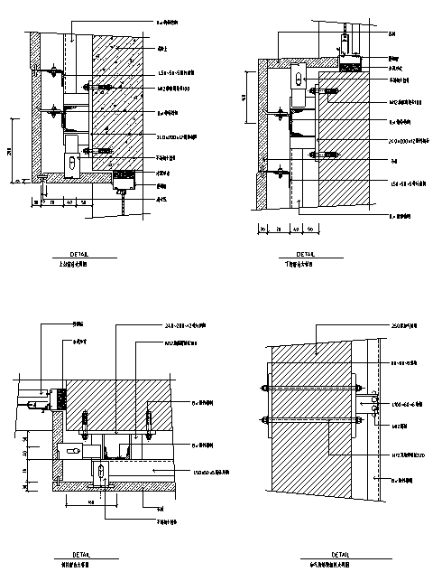石材幕墙节点大样 - 3