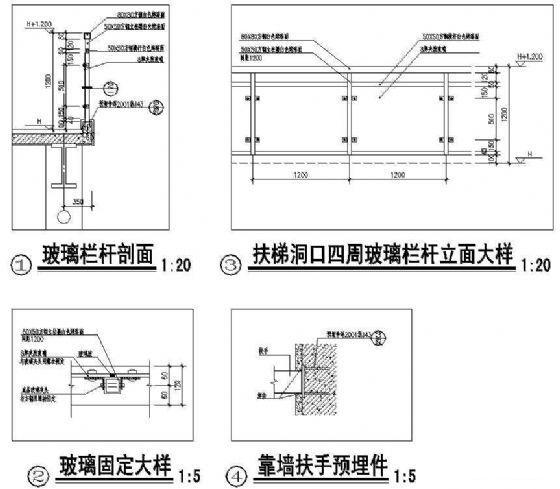 玻璃栏杆图 - 1