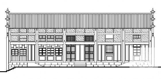 古镇建筑测绘图纸 - 1