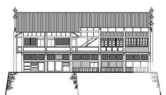 古镇建筑测绘图纸 - 2