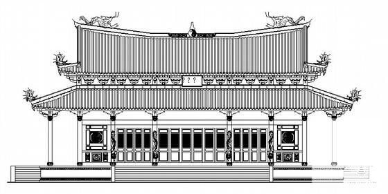 仿古建筑图纸古建 - 1