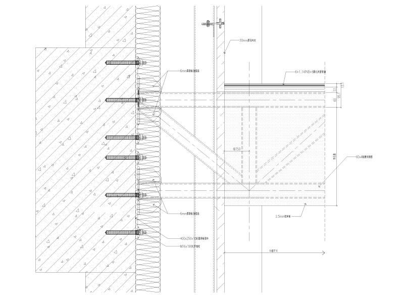 钢结构幕墙节点 - 2