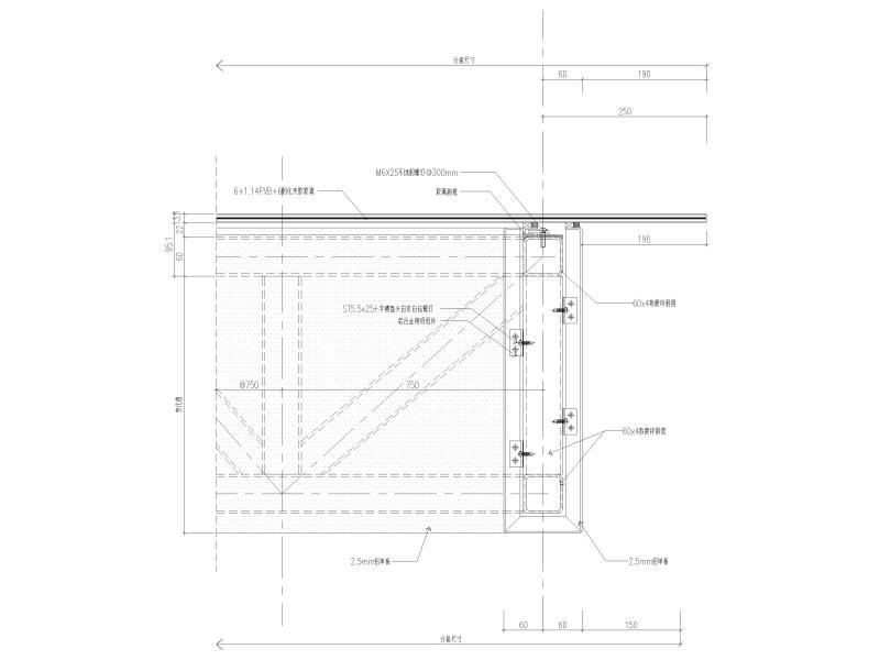 钢结构幕墙节点 - 3