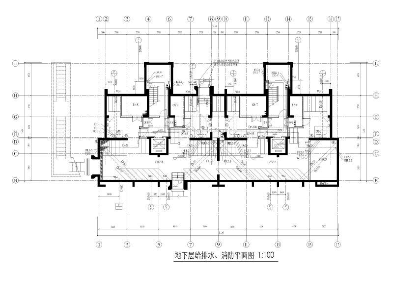 建筑给排水设计图纸 - 1