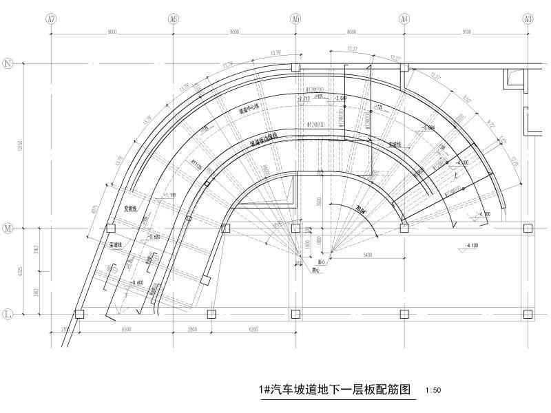 汽车坡道详图 - 1