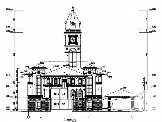 会所施工建筑图纸 - 5