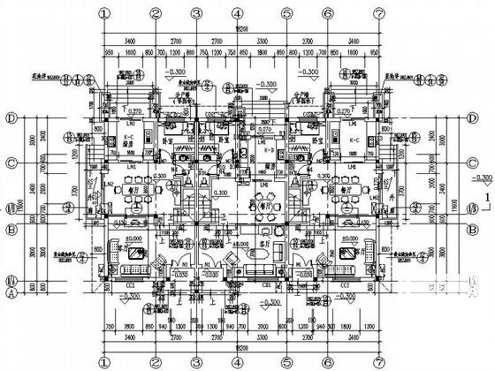 别墅建筑施工图纸 - 4