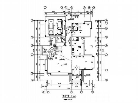 别墅建筑施工图纸 - 3