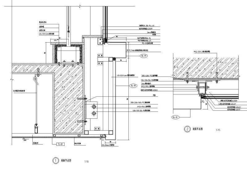 玻璃幕墙施工图纸 - 3