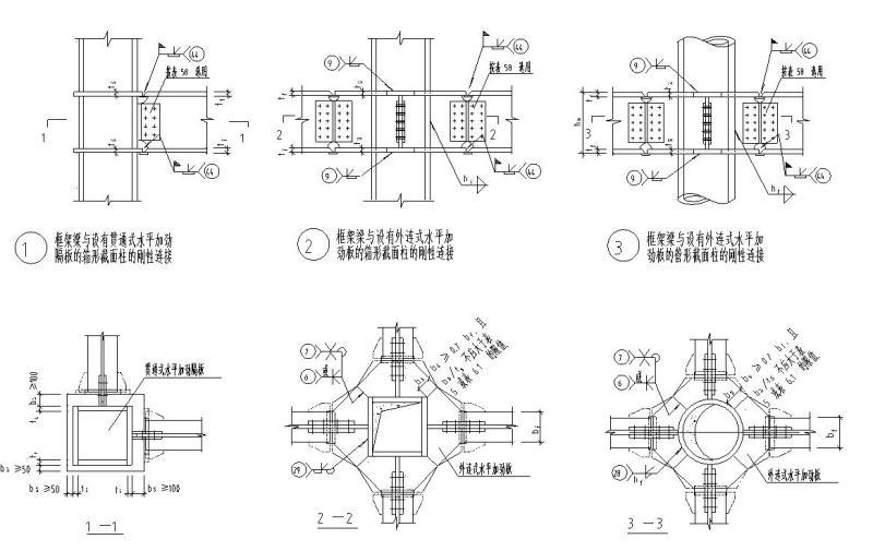 钢结构节点大样图 - 1