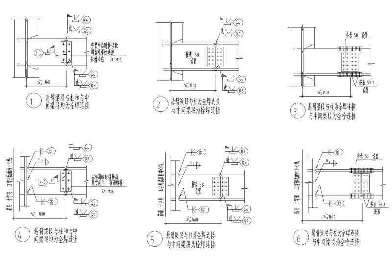 钢结构节点大样图 - 3