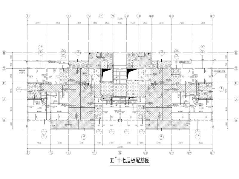 著名房企17层住宅全套施工大样图2018 - 1