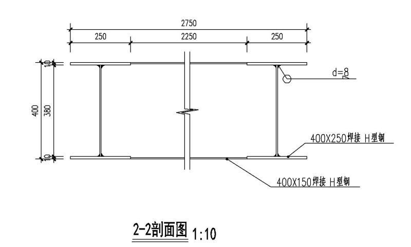 摩尔驿站次入口廊架详图纸设计 - 5