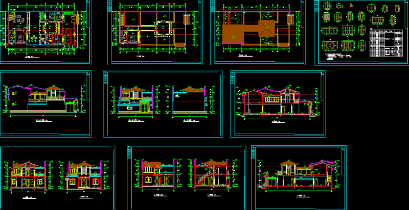 建筑图纸效果图 - 3