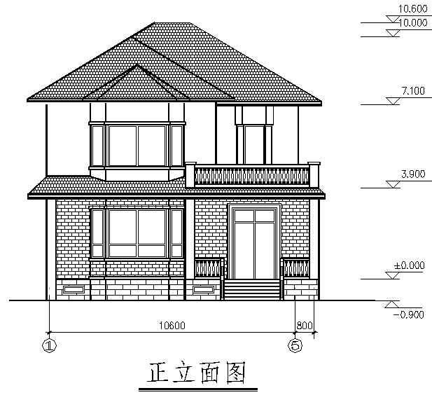 别墅设计施工图纸 - 3