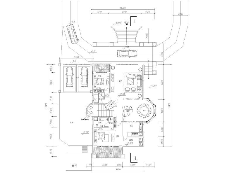 欧式别墅建筑效果图 - 2