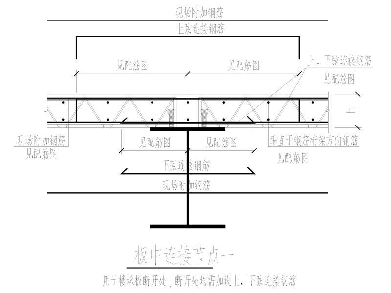 楼承板节点大样 - 1