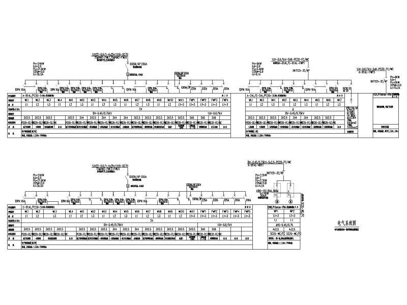 别墅电气施工图纸 - 5