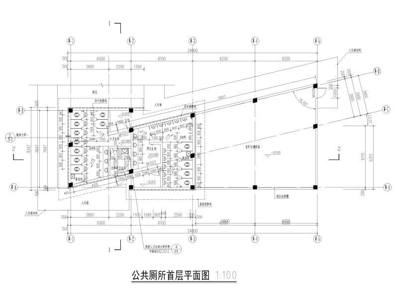 公共厕所图纸 - 5