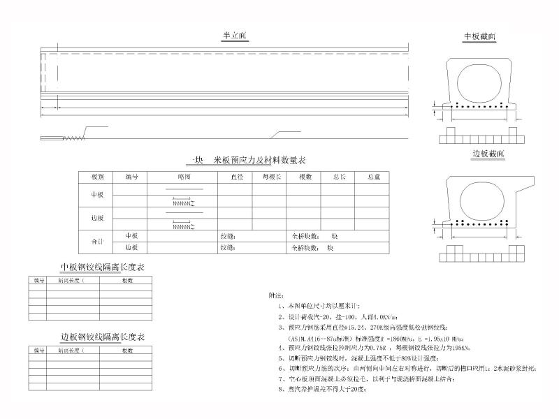 斜拉桥设计图纸 - 1