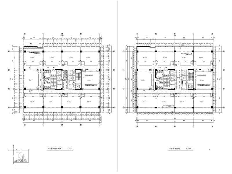 高层办公建筑图纸 - 5