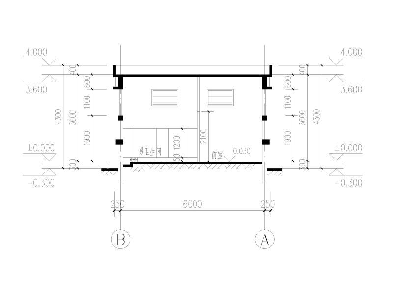 框架结构建筑图纸 - 3