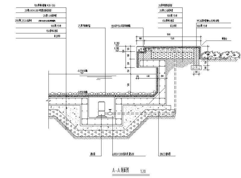 水池节点详图 - 3