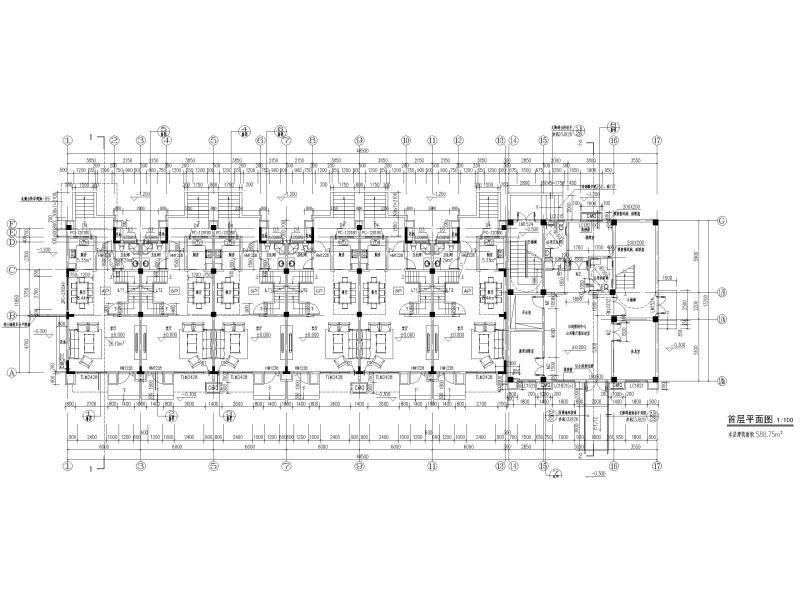 别墅建筑施工图纸 - 4