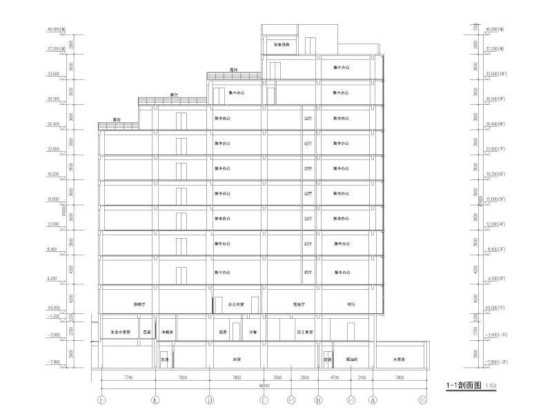 框架结构办公楼图纸 - 3