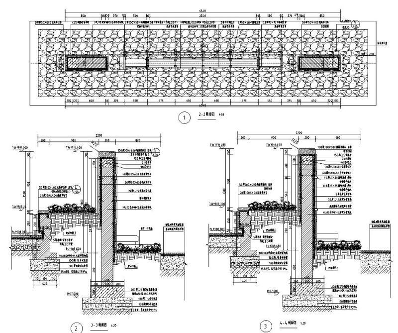 景墙设计图纸 - 2