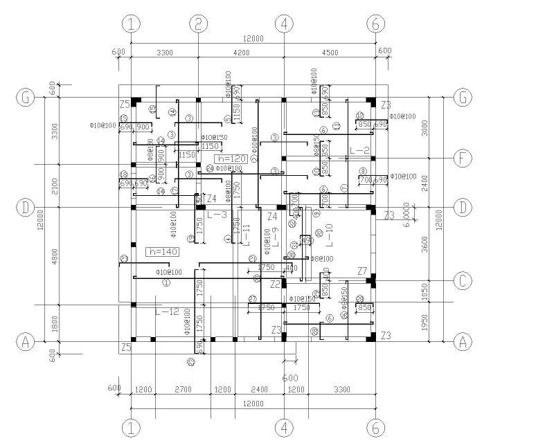 别墅建筑施工图纸 - 4