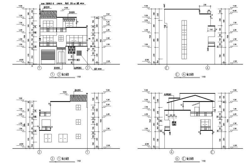 风格别墅建筑方案图 - 2